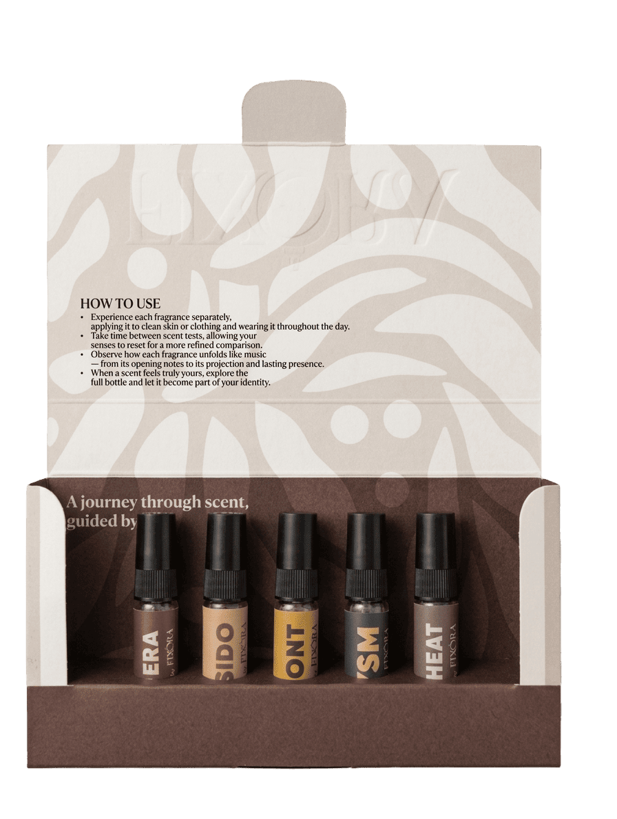 Fixora Discovery Set — 5 Signature Scents (5 x 5ml)
